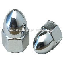 zinc plated acorn nut,hex cap acorn nut,acorn nut